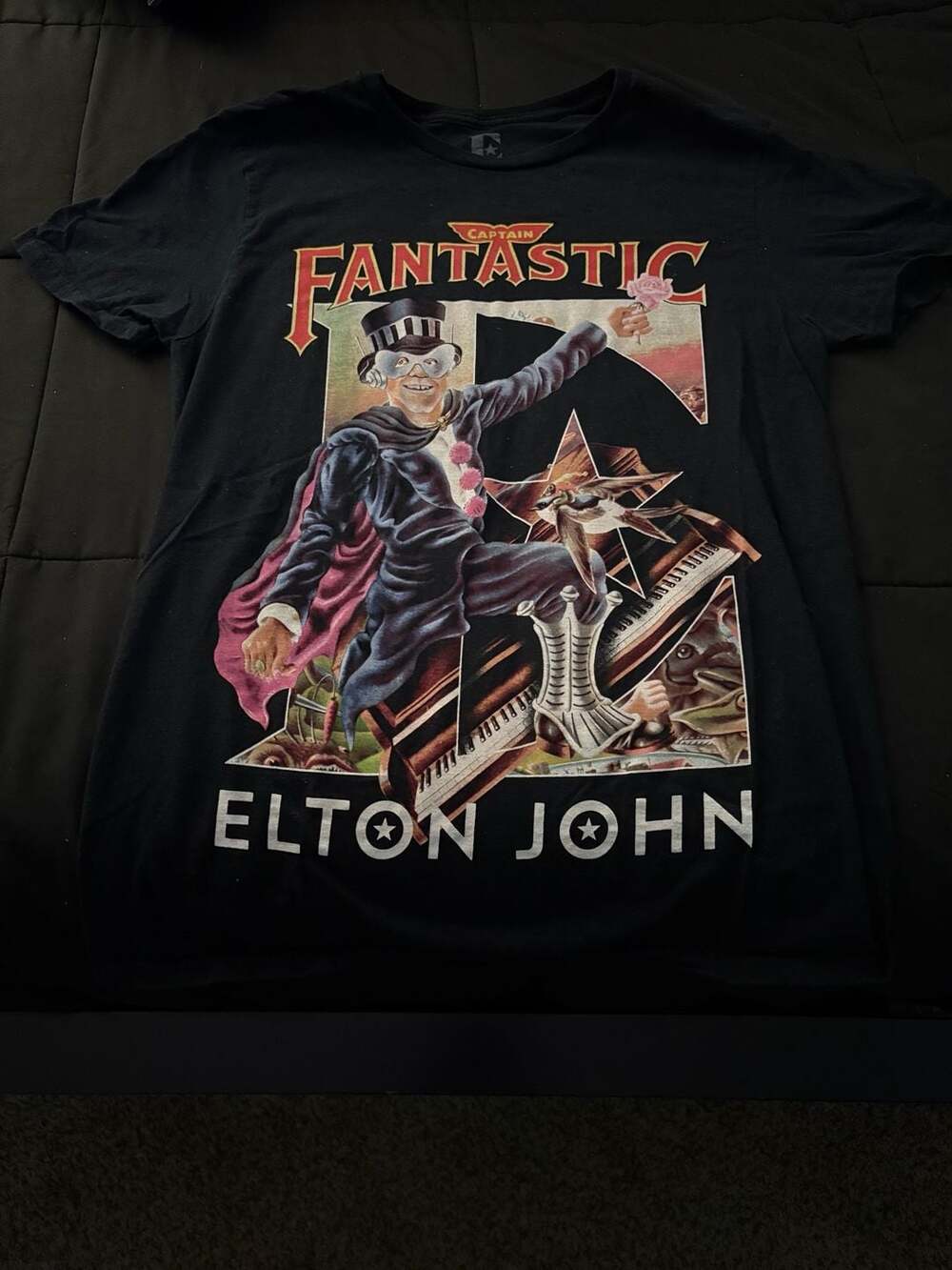 Elton John Captain Fantastic and the Brown Dirt Cowboy Graphic T-Shirt